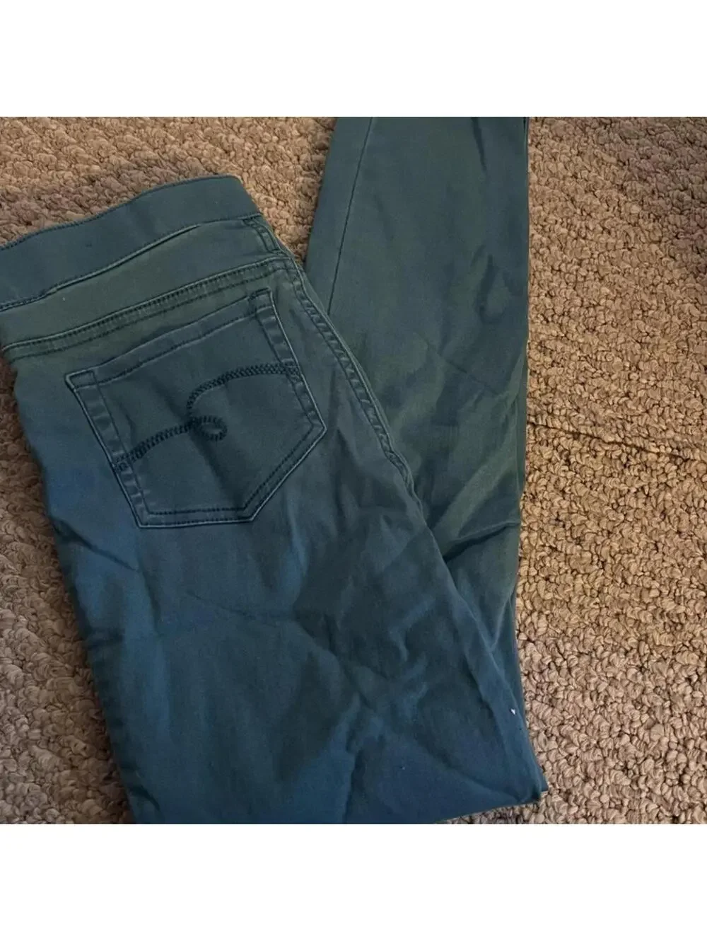 Justice Kid's Blue and Green Jeans
